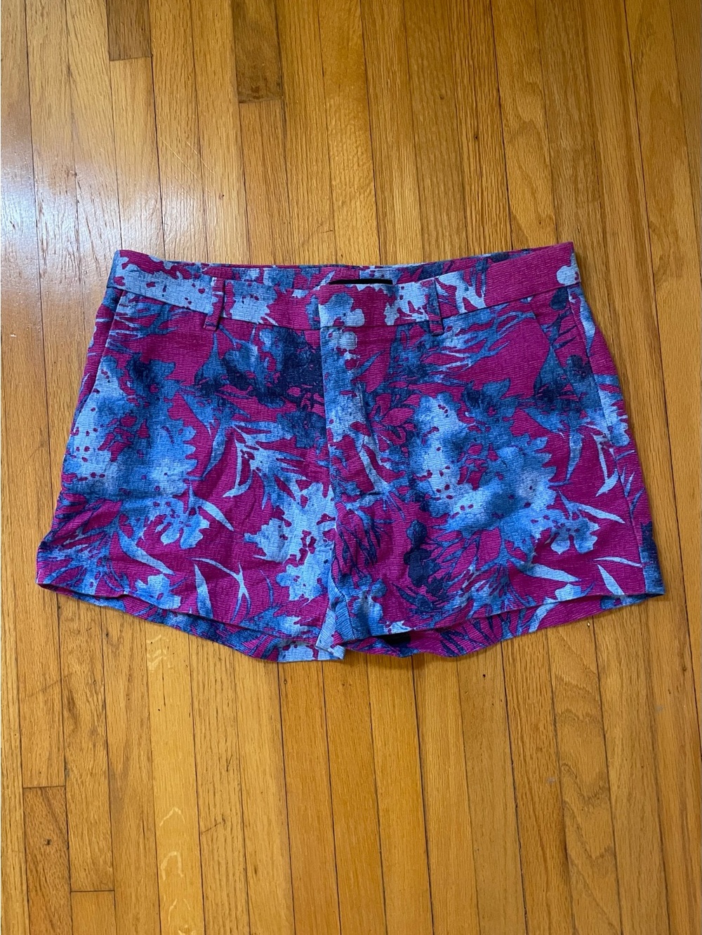 Banana Republic Textured Floral Chino Shorts - Size 6P